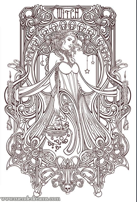 La Bruja dibujo